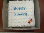 Cake for training at MS