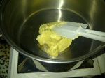 Butter being melted